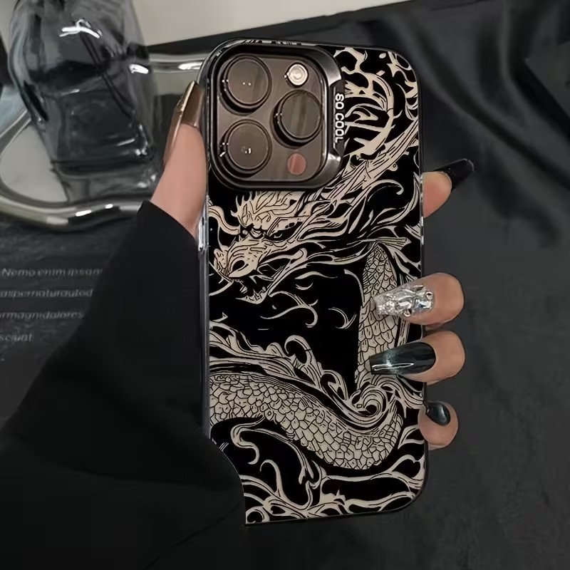 Dragon Totem Pattern Phone Cas - огляд і ціна Gradient Color Case