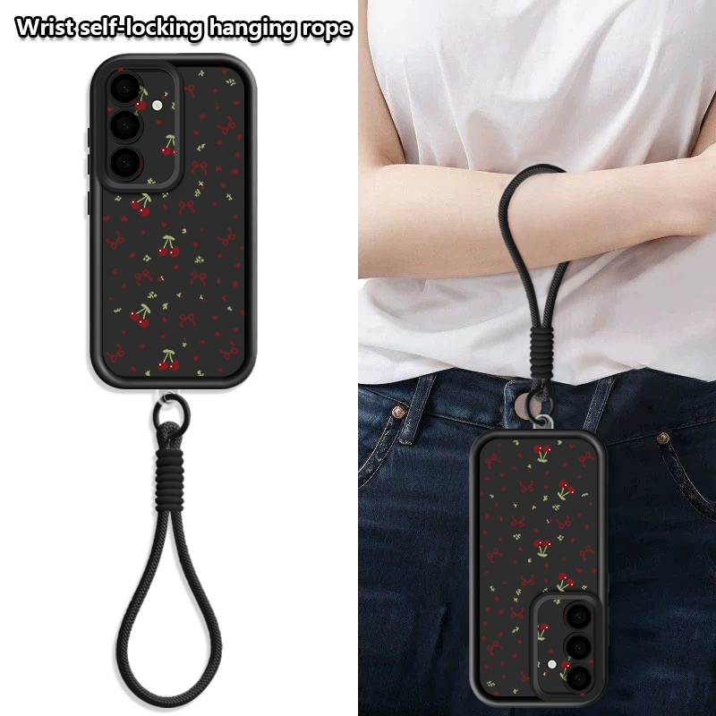 Little Cherry Pattern Lanyard  - огляд і ціна Phone Cases With Loop