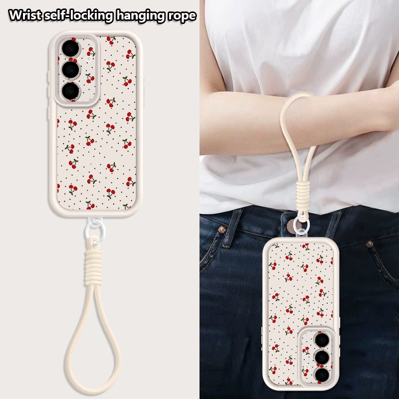 Little Cherry Pattern Lanyard  - огляд і ціна Phone Cases With Loop