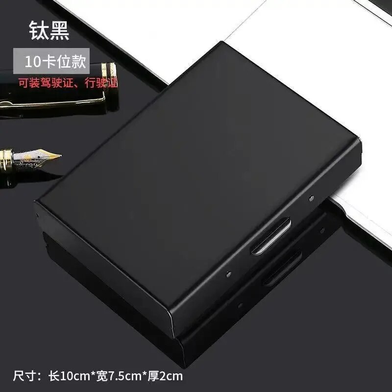 10 Slots Stainless Credit Card - огляд і ціна Slim Card Slot Case