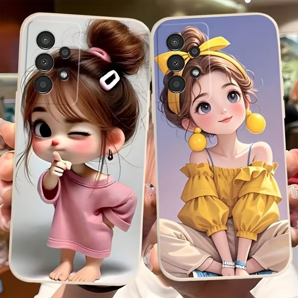 Cute Cartoon Girl Pattern Desi - огляд і ціна Phone Cases Designer