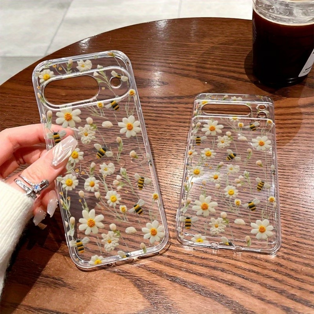 Cute Honeybee Flower Pattern S - огляд і ціна Phone Cases Google Pixel 9A