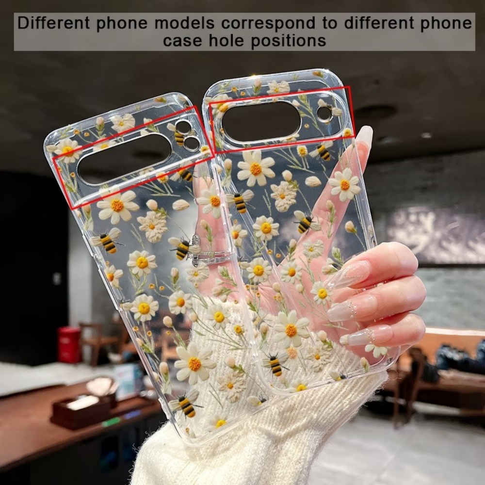 Cute Honeybee Flower Pattern S - огляд і ціна Phone Cases Google Pixel 9A