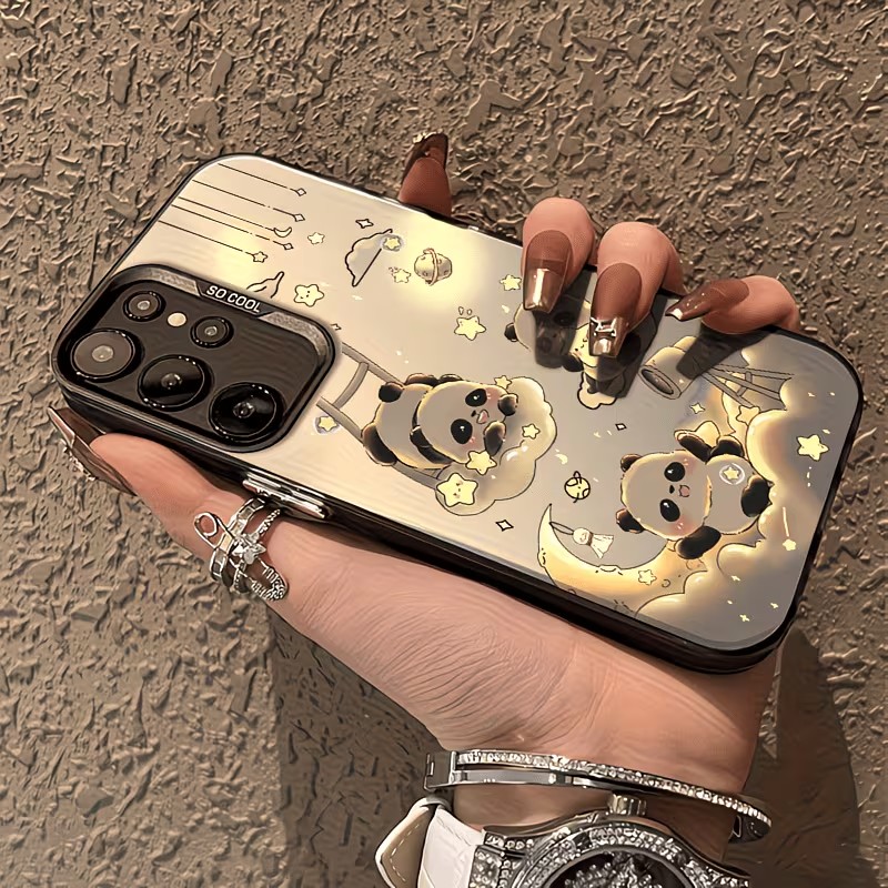 Starry Sky Cloud Panda Print P - огляд і ціна Gradient Color Case