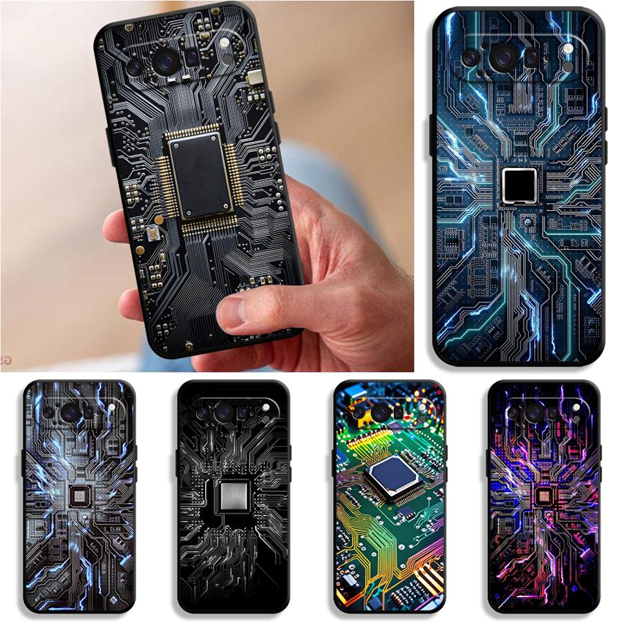 Retro Circuit Board Funda Phon - огляд і ціна Phone Cases Google Pixel 9A