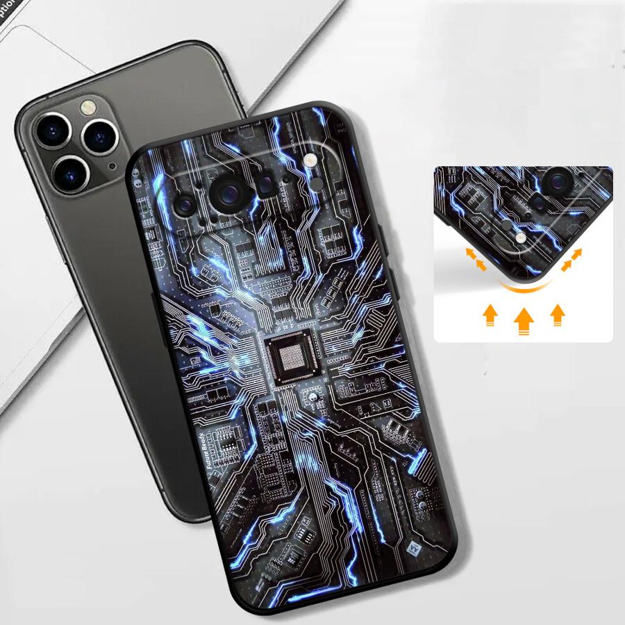 Retro Circuit Board Funda Phon - огляд і ціна Phone Cases Google Pixel 9A