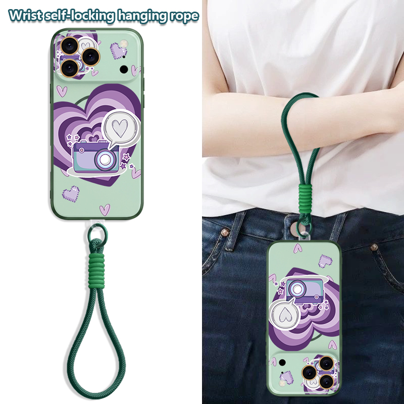 Love Heart Pattern Magnetic Ph - огляд і ціна Phone Cases With Loop