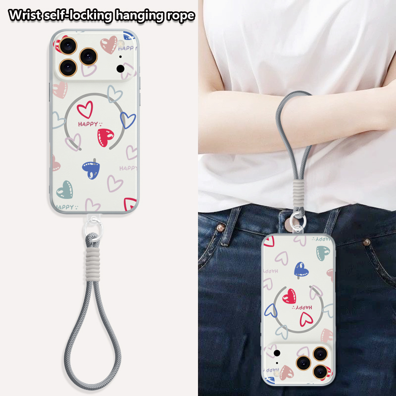 Love Heart Pattern Magnetic Ph - огляд і ціна Phone Cases With Loop